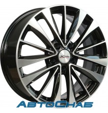 Диск 7.0x17 5x100 ET38 D57.1 X'trike X-126 BK/FP